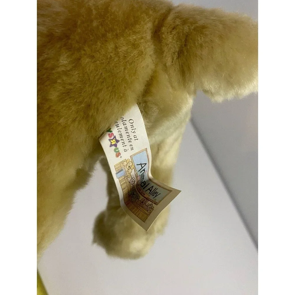 Animal Alley Realistic Tan Black Pug Dog Plush 11” Toys R Us‎ Stuffed Animal
